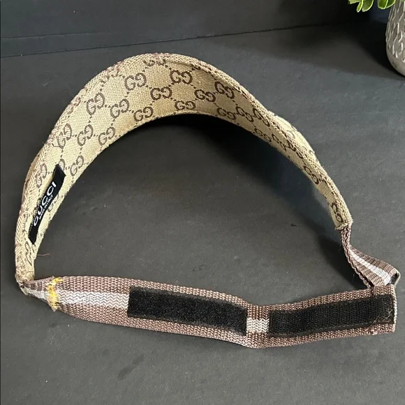 Beautiful Beige Monogram Visor - Picture 6 of 11